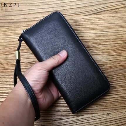 NE 1900 | BLACK | Wallet Men ITALY Style Cow Leather Wallet
